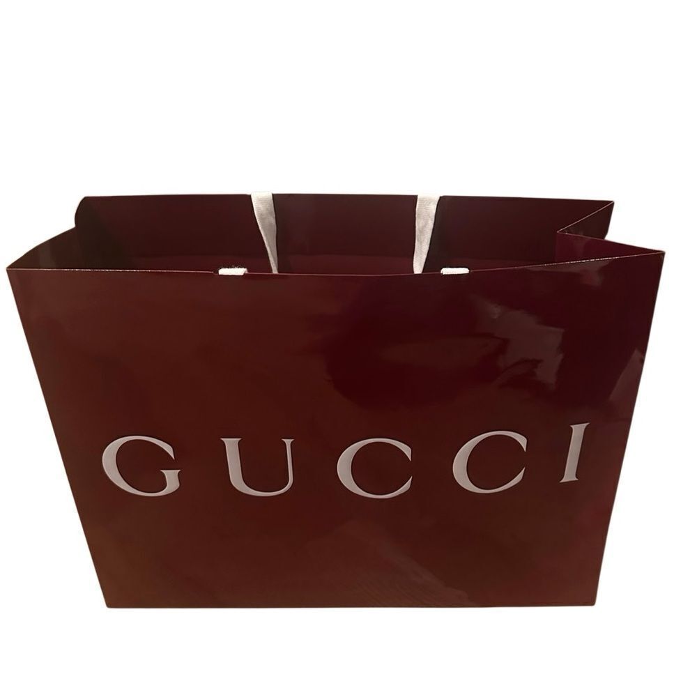 Gucci Deep Red Shopping Bag